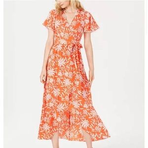 Vince Camuto High Low Wrap Dress